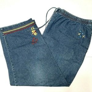 Disney Store Womens Denim Capri Jeans  S XXL